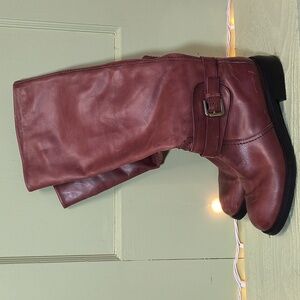 Women's Max Great Redish Brown Riding Boot 7
